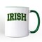 Irish Sequin St Patrick’s Day Mug, Festive Green Glitter Imitation Gift